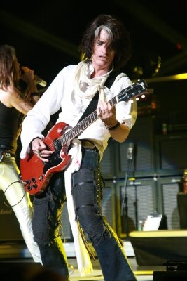 Aerosmith Joe Perry Red Guitar