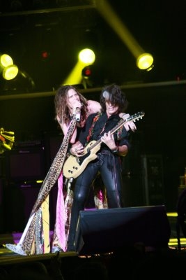 Aerosmith Steven Tyler With Joe Perry