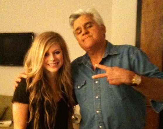 Avril Lavigne With Jay Leno