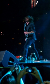 Dave Grohl Long Hair At Madison Square Garden