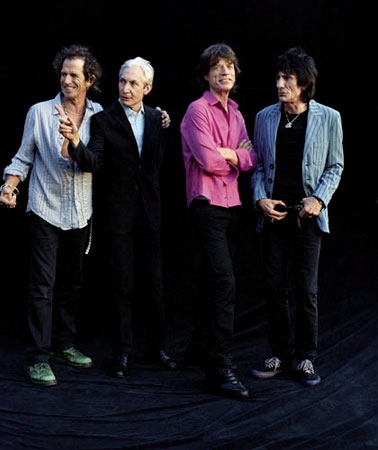 Rolling Stones Band Standing