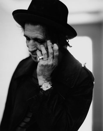 Rolling Stones Keith Richards Black and White