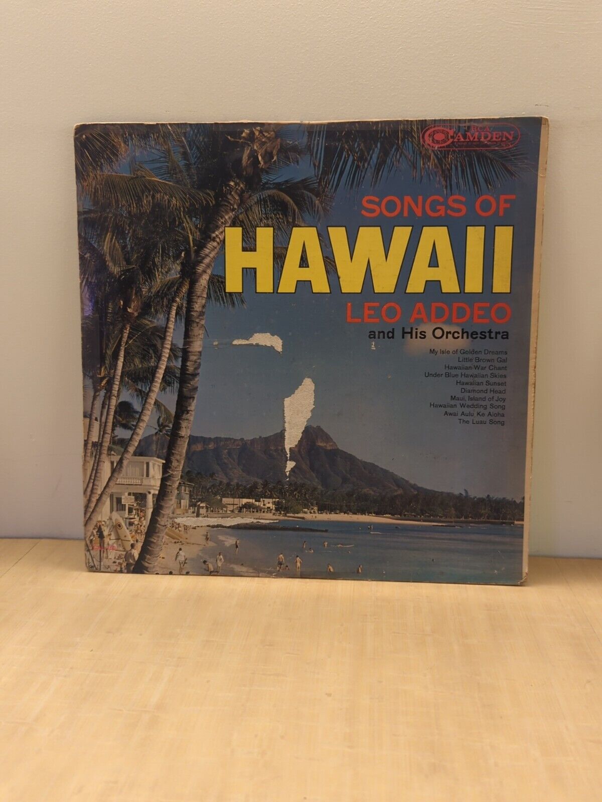 Leo Addeo And His Orchestra – Songs Of Hawaii - VINYL RECORD LP