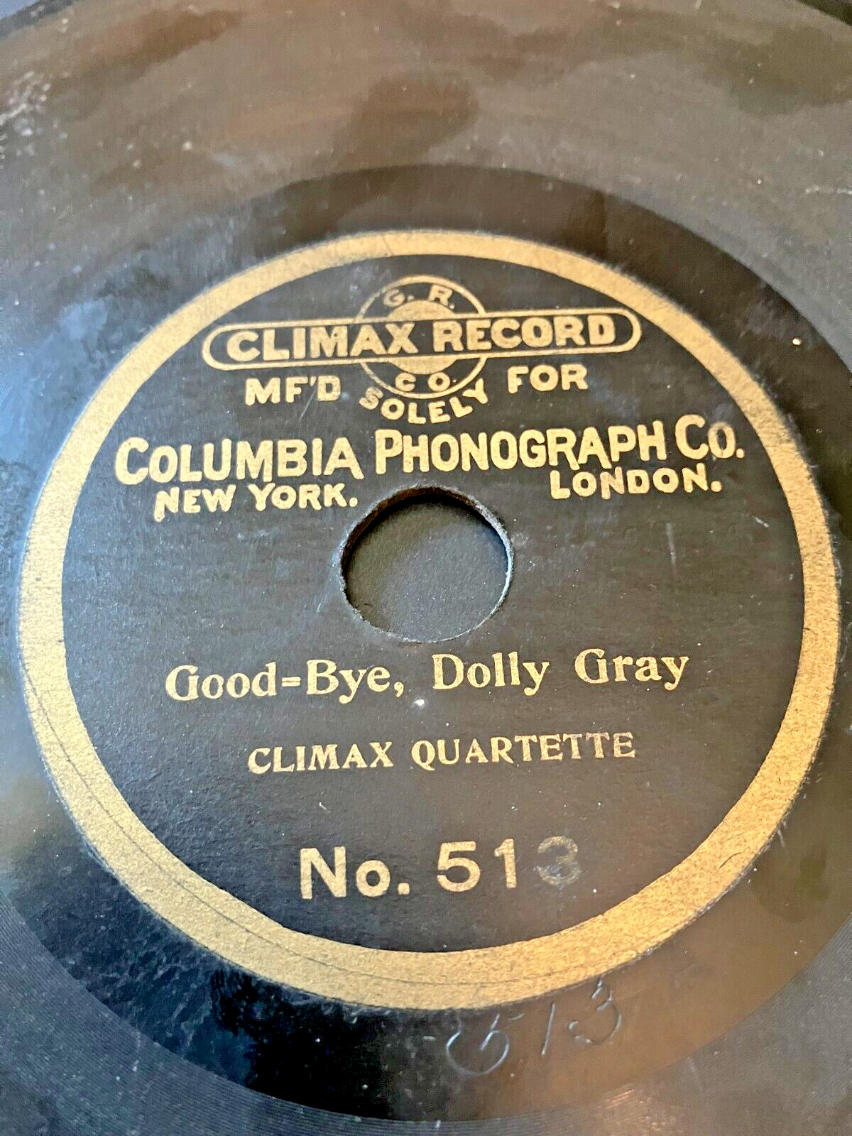 Columbia Climax 7 Inch 78 RPM Record #51 \