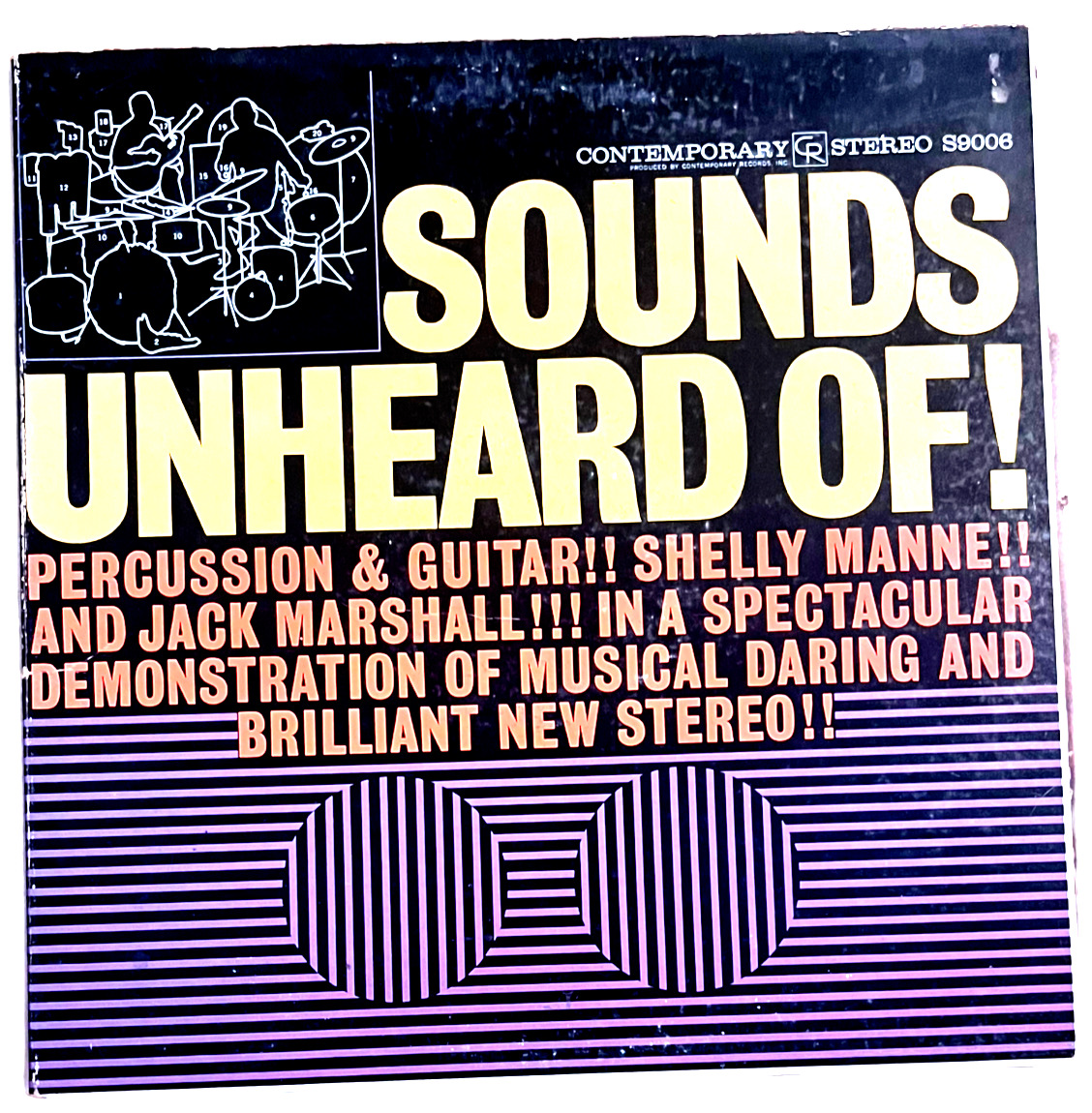 SHELLY MANNE/JACK MARSHALL - Sounds Unheard Of - Contemporary Stereo S9006