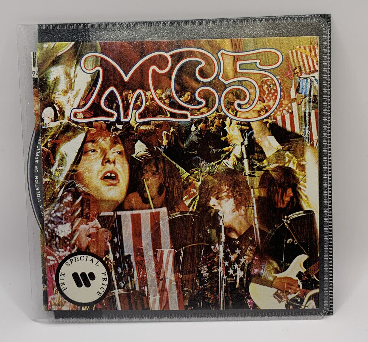 MC5 - Kick Out Jams CD no jewel case .  writing on inside artwork.  look at pics