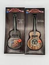 Country Classics Musical & Lighted Guitar Ornaments Lot of 2  picture