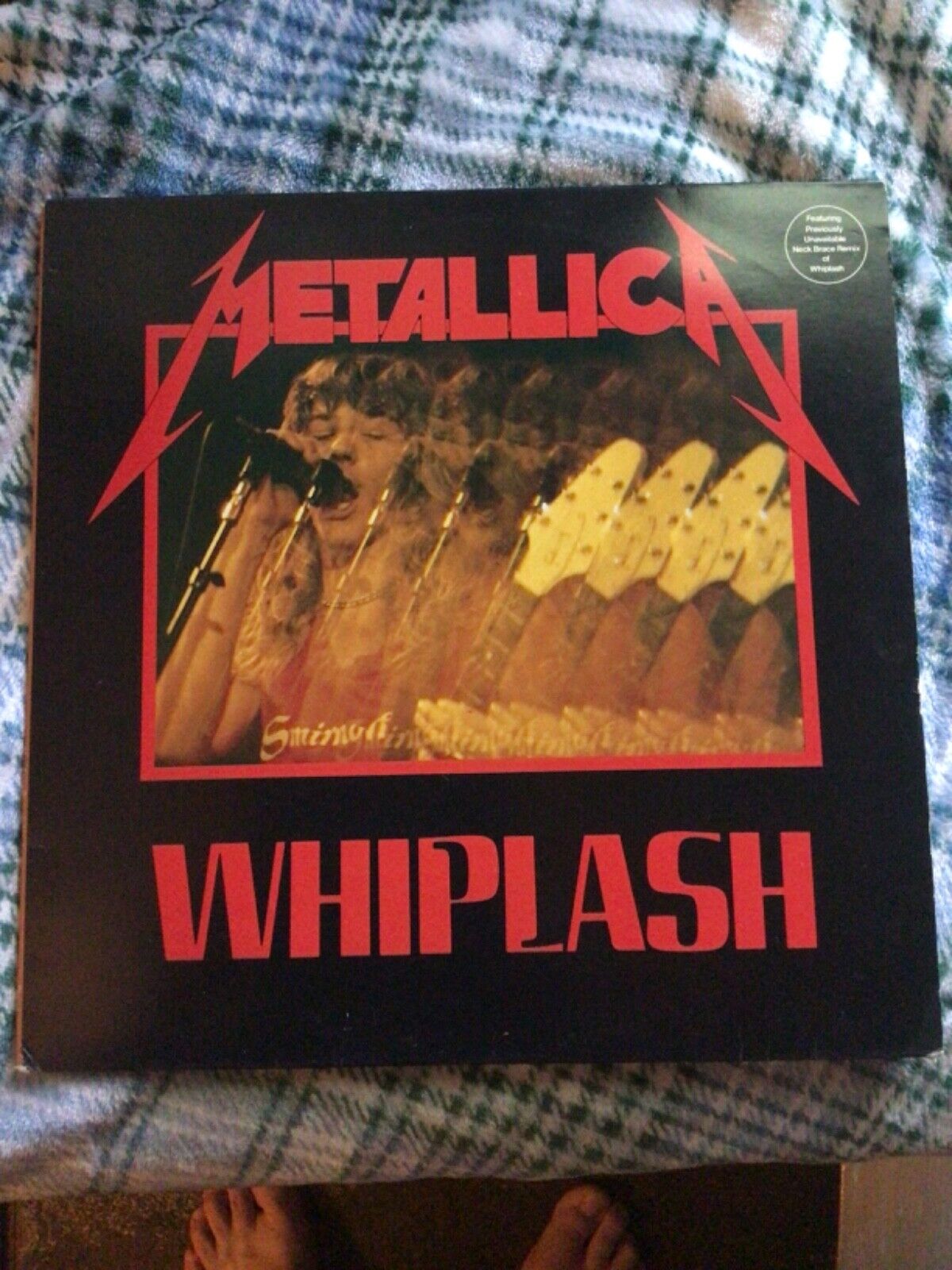 Original 1984 Metallica Megaforce  Records Whiplash Vinyl Record VG+