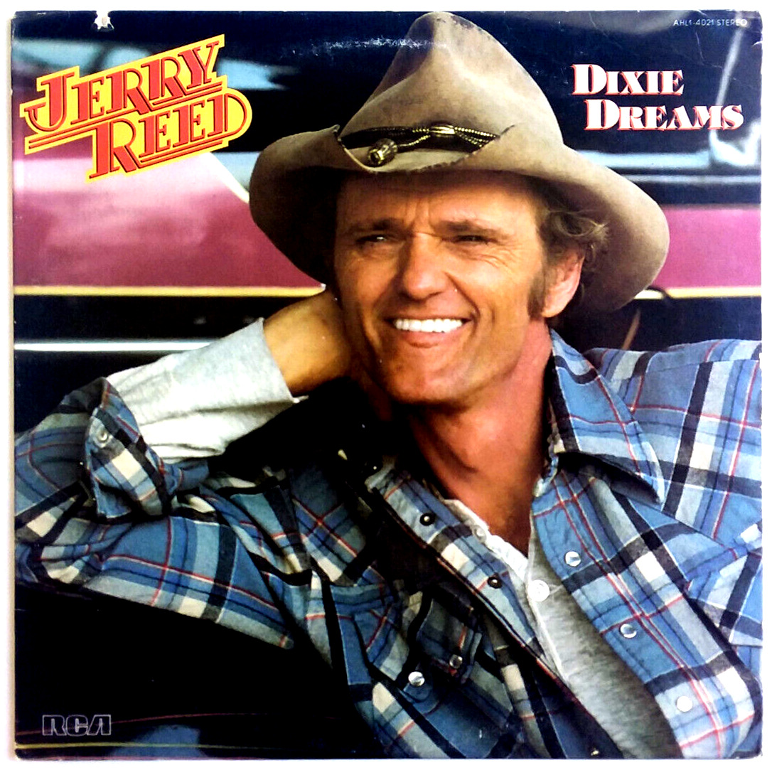 JERRY REED - Dixie Dreams - Vinyl LP Stereo 1981 RCA Victor- AHL1 4021 Country
