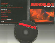 Chris Cornell AUDIOSLAVE Show me how to live PROMO DJ CD single Soundgarden 2003 picture