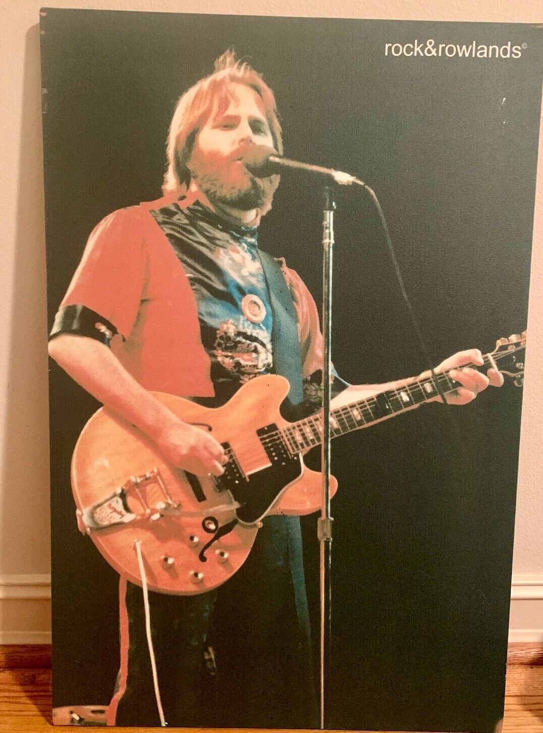 Vintage Carl Wilson Beach Boys Poster Pint Picture on Canvas. 32x 24 inch