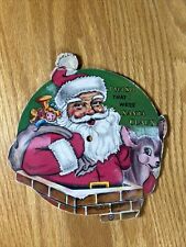 Vintage Christmas Picture Disk 1948 I Wish That I Were Santa Claus Jingle Bells picture