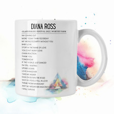 Diana Ross Glastonbury Festival 2022 Setlist Mug picture