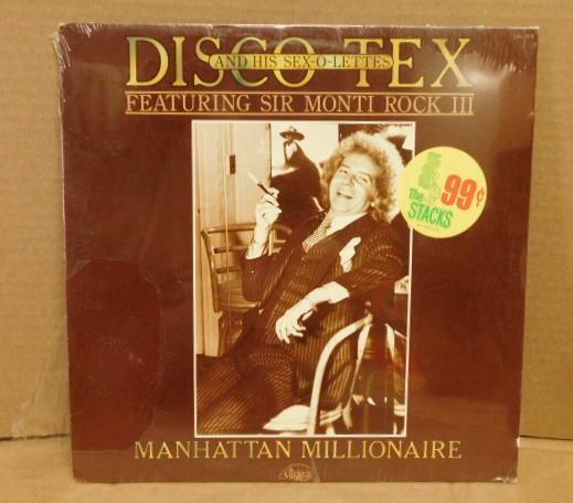 Disco Tex Manhattan Millionair LP  Sealed Turtle Records Hype Sticker Disco