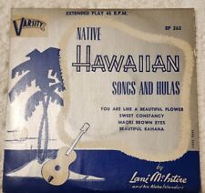 Native Hawaiian. Songs and Hulas. Varsity EP 262. 4- Songs picture