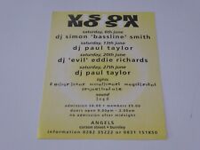 ANGELS BURNLEY VISION Rave Flyer Good Condition.. picture