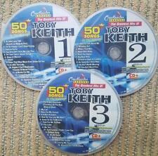 TOBY KEITH COUNTRY KARAOKE CHARTBUSTER BEST OF 50 SONGS 5060 CD+G  picture