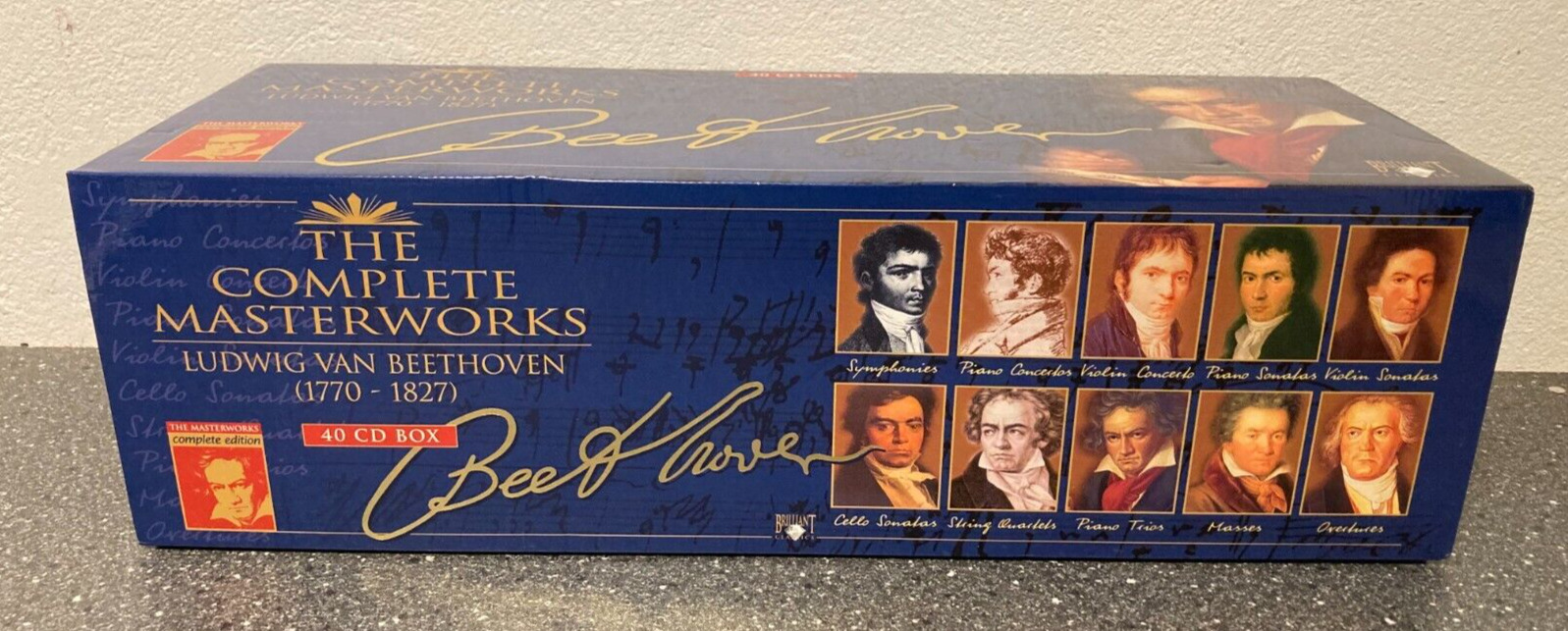 Ludwig Van Beethoven The Complete Masterworks 40 CD Box Set Near Mint Condition
