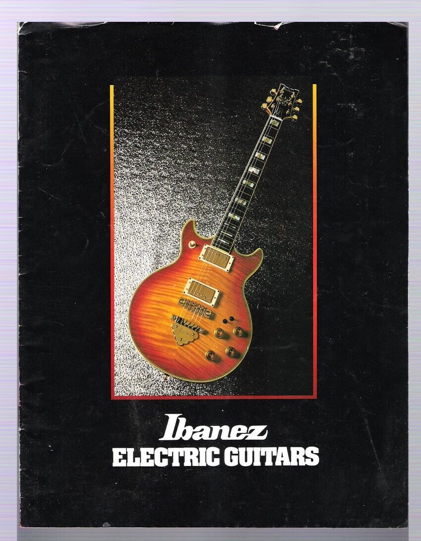 Ibanez ~ 1981 Electric Guitar Catalog ~ Artist Series ~ Studio ~ Destroyer ~