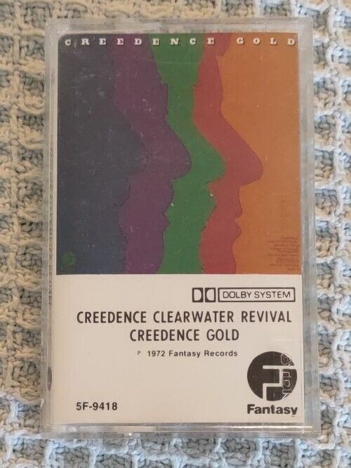 Vintage 1972 Creedence Clearwater Revival Cassette: Creedence Gold. Tested