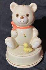 VINTAGE OTAGIRI MUSIC BOX TEDDY BEAR FAVORITE THINGS JAPAN HAND CRAFTED picture