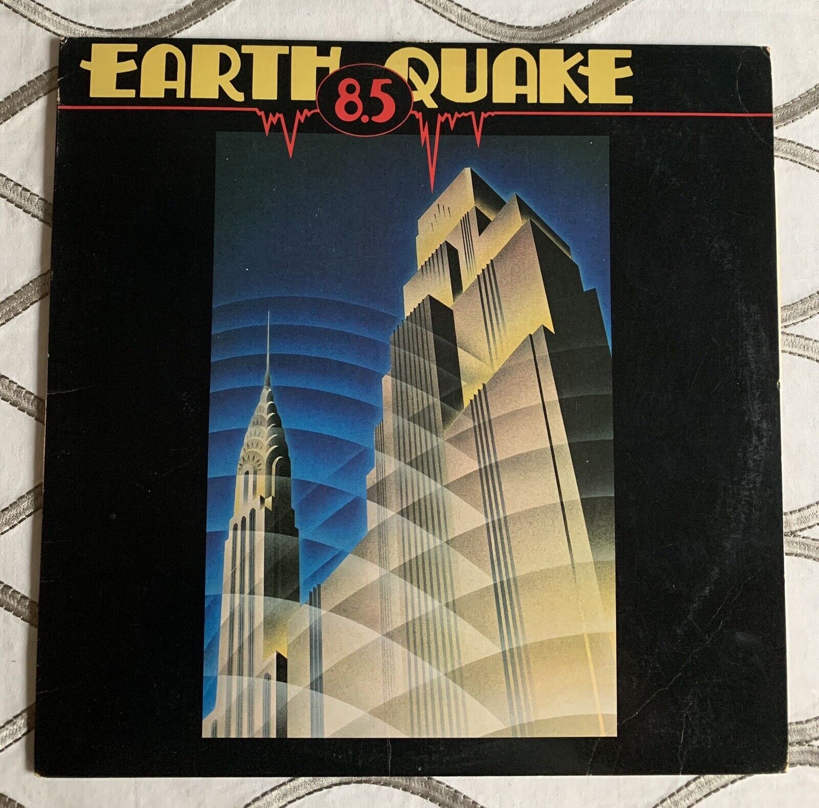 EARTHQUAKE 8.5 1976 VTG Vinyl Record LP Beserkley Records JBZ-0047 VG+ Rock