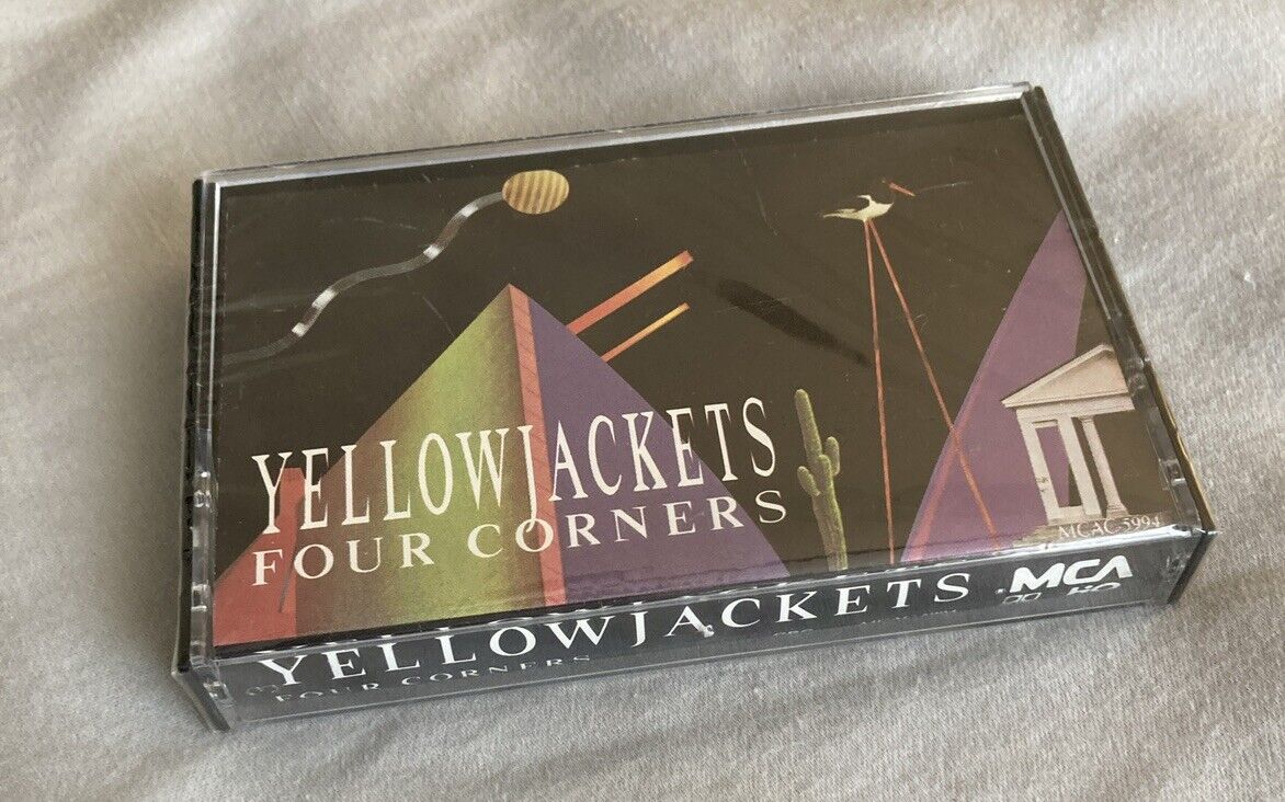 Vintage Sealed YELLOWJACKETS Four Corners Cassette Tape MICAC-5994 NEW 1987 MCA