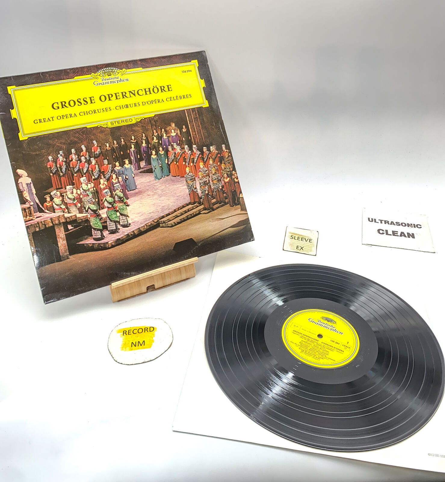 Various - Grosse Opernchöre NM/EX Ultrasonic Clean Vintage Vinyl