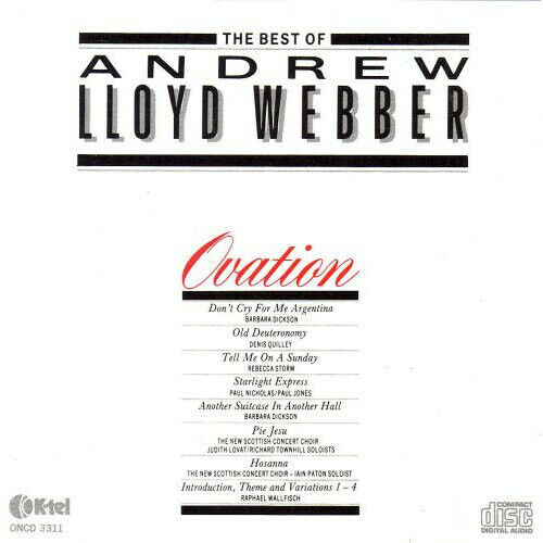Ovation: Best of Andrew Lloyd Webber by Andrew Lloyd Webber (Composer) (CD,...