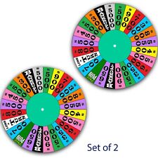 Set of 2 Wheel Of Fortune #1 Game Slipmat Turntable 12