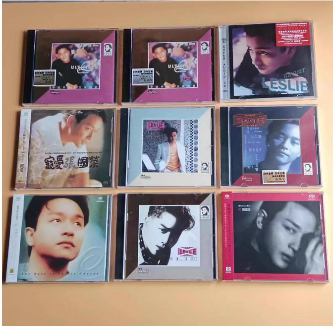 Chinese Male Singer 张国荣 Leslie Cheung Popular Music K2. CD Album 9Disc
