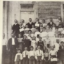 Vintage Black and White Photo Reprint Prairie Point Texas Music School Choir  picture