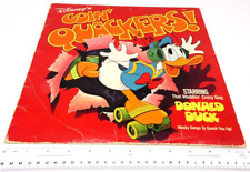 Vintage Disney’s Goin’ Quackers Vinyl Record LP Donald Duck picture