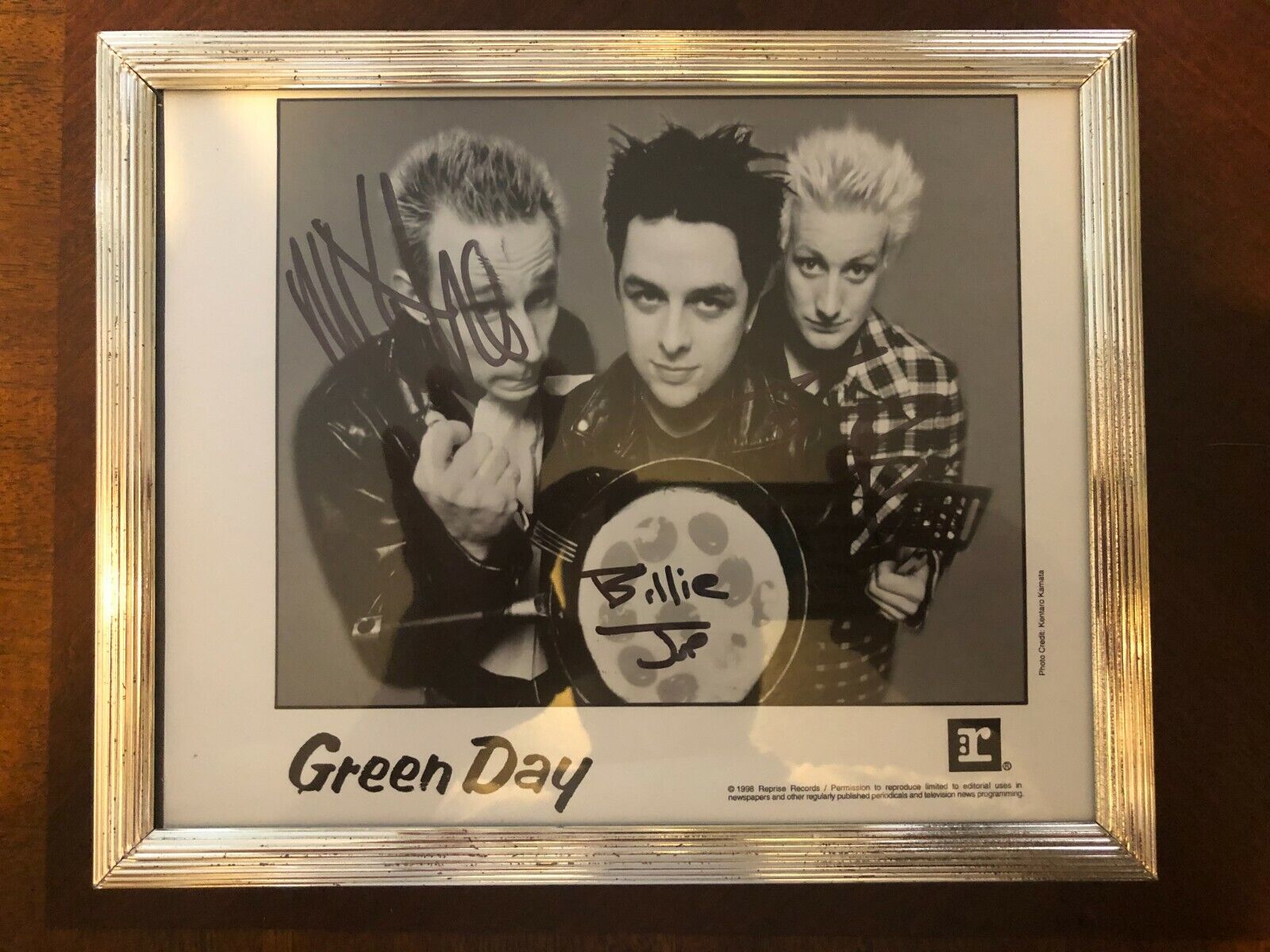 GREEN DAY ALL 3 SIGNED JSA AUTHENTICATED