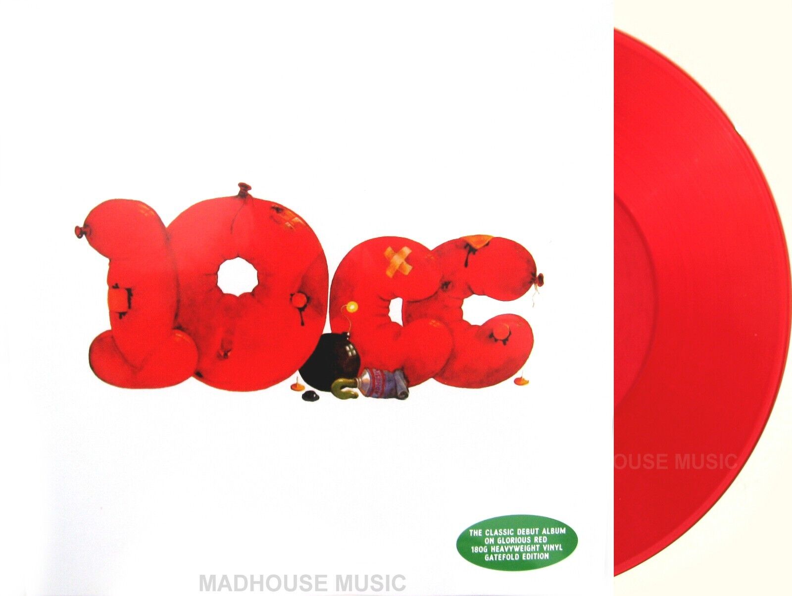10cc LP 10cc RED VINYL Debut 180 Gram Audiophile 2014 Gatefold Sleeve NEW Sealed
