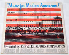 Thurlow Spurr & The Spurrlows Music For Americans Chrysler Compact 33 PS VG picture
