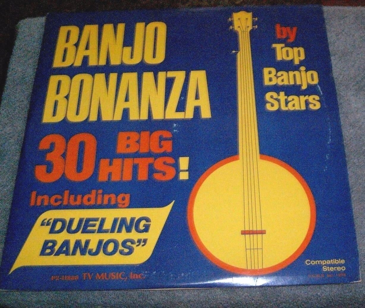 BANJO BONANZA Double LP Album by Top Banjo Stars - Vinyl, 1974 Columbia Records