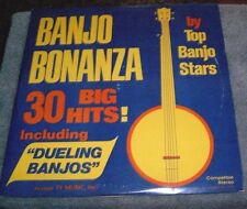 BANJO BONANZA Double LP Album by Top Banjo Stars - Vinyl, 1974 Columbia Records picture