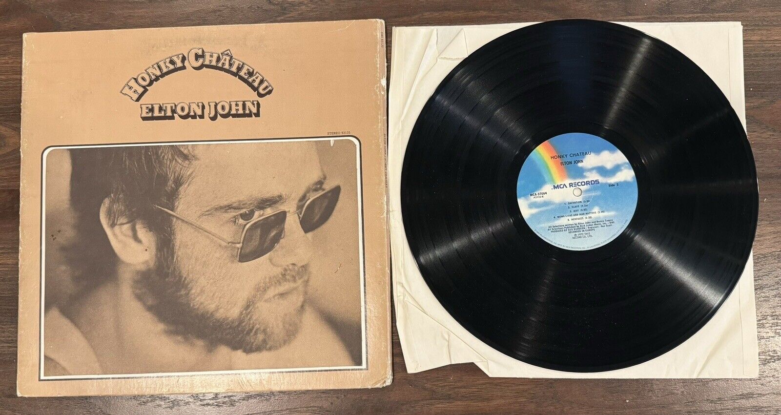 1972 Vintage Elton John Honky Chateau Vinyl LP 12” Record