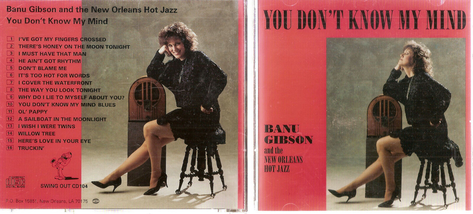 Banu Gibson - You Don\'t Know My Mind (CD, 1999) #0322JZ