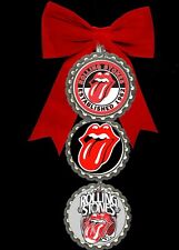 Rolling Stones Band  bottlecap Christmas ornaments tree holiday decorations  picture