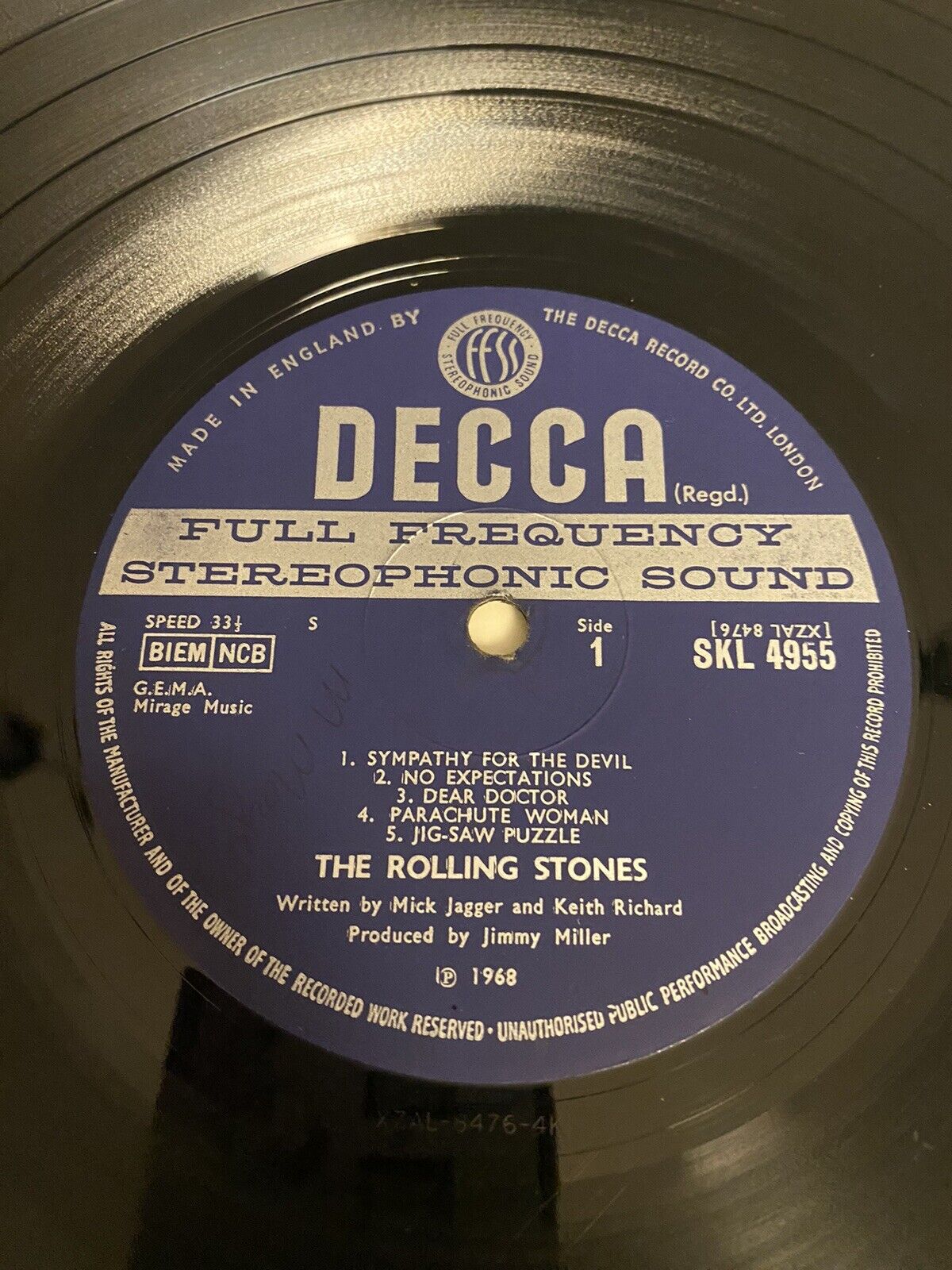 The Rolling Stones - Beggars Banquet UK 1968 Stereo Press LP