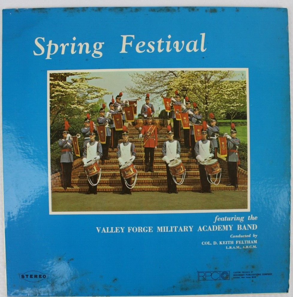 VALLEY FORGE MILITARY ACADEMY BAND SPRING FESTIVAL LP 12\
