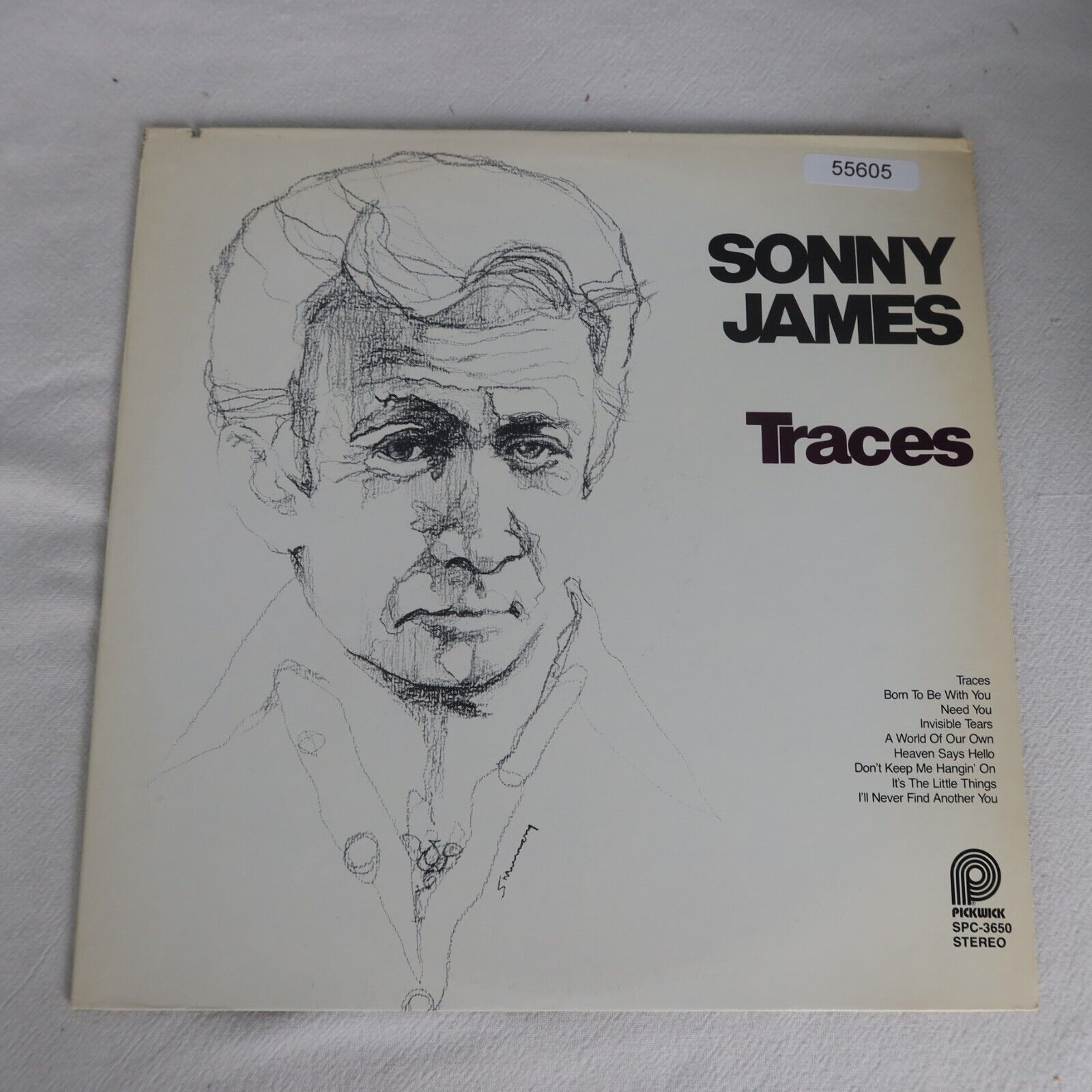 Sonny James Traces LP Vinyl Record Album