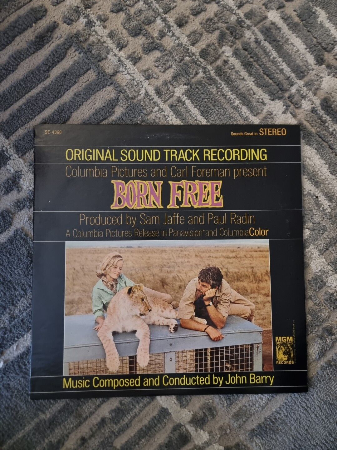 John Barry - Born Free (Original Sound Track Recording) (Vinyl Record Lp)