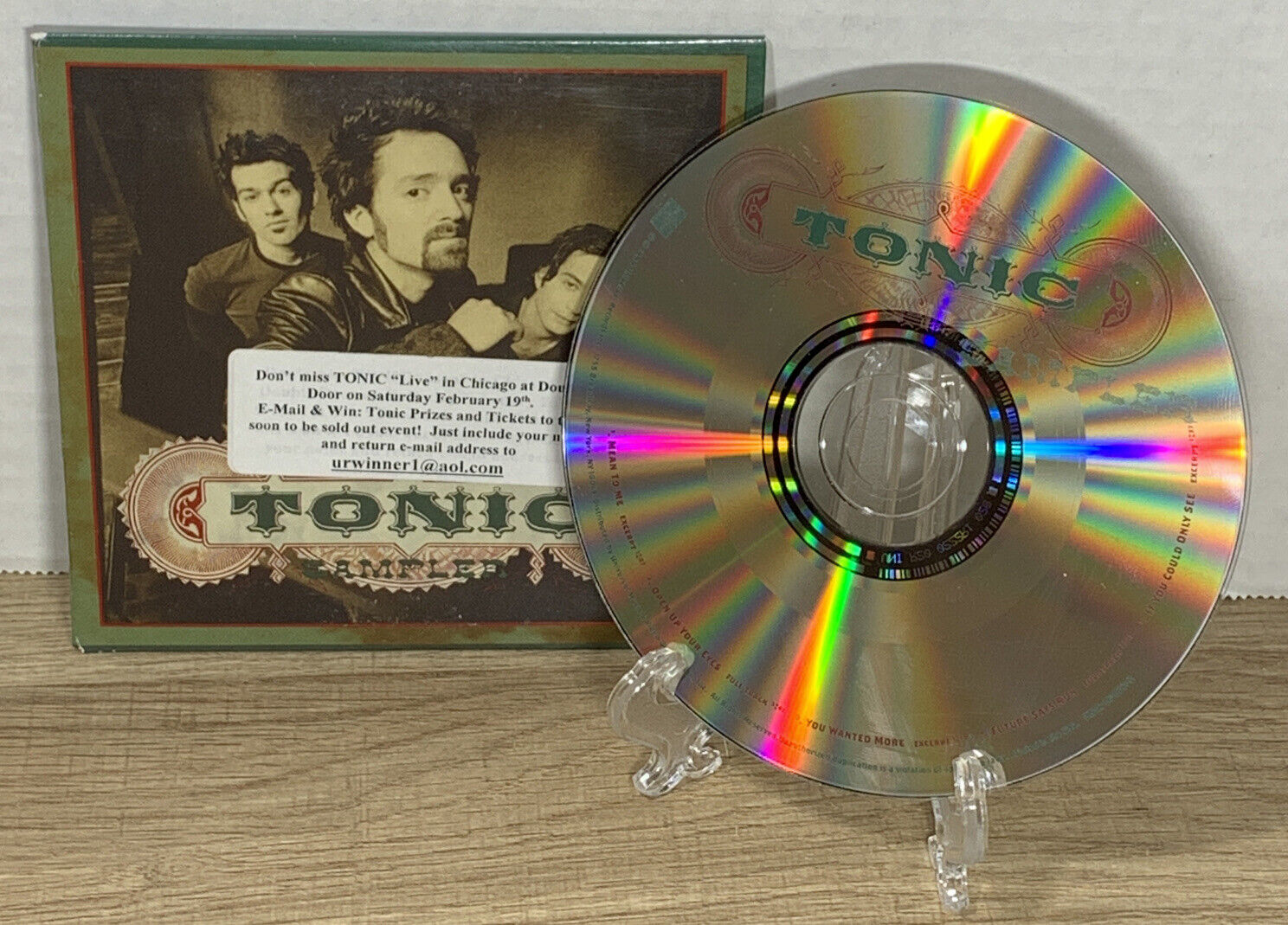 Ultra Rare 1999 TONIC PROMO CD SAMPLER “Live In Chicago” Vintage