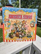 DISNEY'S AMERICA SINGS SUNG BY BURL IVES LP W/ BOOK DISNEYLAND Extremely RARE picture