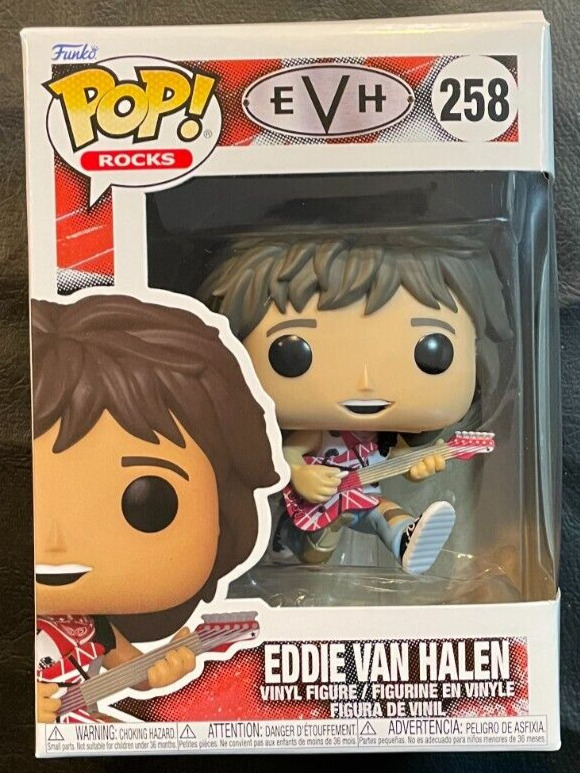 Funko POP Rocks EVH #258 Eddie Van Halen with Guitar #59388
