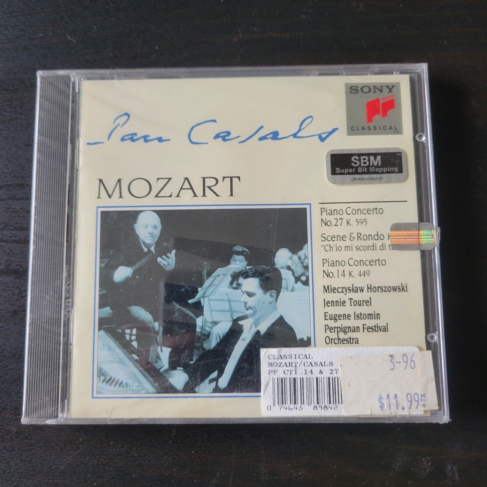 [NEW & FACTORY SEALED] MOZART | Casals Edition / Piano Concerto No. 27 k. 595