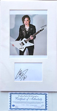 Lizzie Hale Halestorm hand SIGNED mounted autograph & Photo with cert 18 x 12